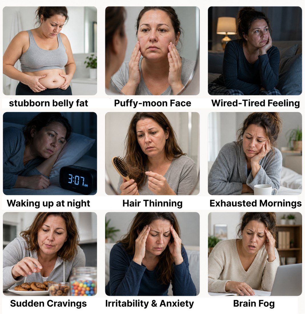 Eight common signs of high cortisol
